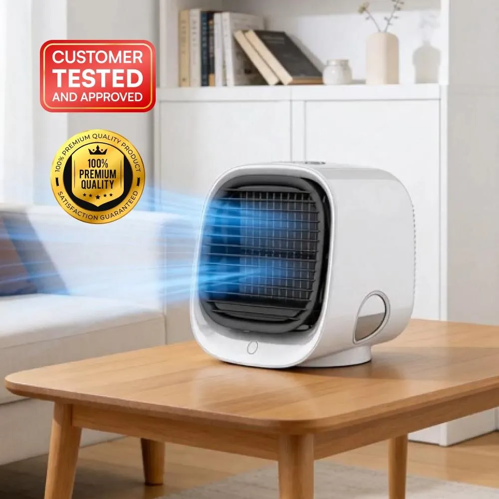 FrostyPure tragbarer Mini-Luftkühler – persönlicher Luftkühler für Zuhause und Büro